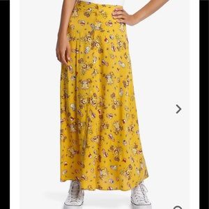 Disney Winnie The Pooh Button-Front Midi skirt